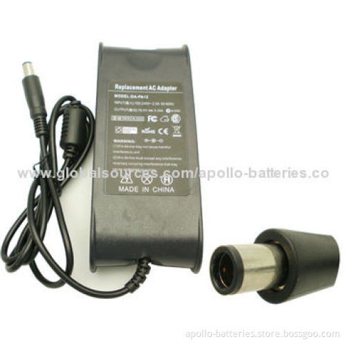 Laptop AC adapter for DELL, 19.5V 3.34A, 7.4*5.0